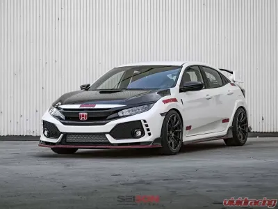 Seibon OEM-Style Carbon Fiber Front Grille Honda Civic 2016-2021 - FG16HDCV4D