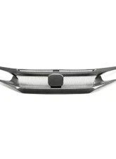 Seibon CV-Style Carbon Fiber Front Grille Honda Civic Type-R 2017-2021                                     - FG17HDCVR-CV - Image 2