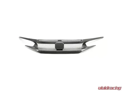 Seibon CV-Style Carbon Fiber Front Grille Honda Civic Type-R 2017-2021 - FG17HDCVR-CV