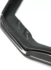 Seibon MB3-Style Carbon Fiber Front Lip Spoiler Subaru WRX 2018-2021                                     - FL18SBIMP-MB3 - Image 4