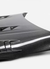 Seibon TV-Style Double-Sided Carbon Fiber Hood Toyota GR Supra 2020-2026                                     - HD20TYSUP-TV-DS - Image 6