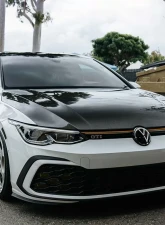 Seibon OEM-Style Carbon Fiber Hood Volkswagen Golf | Golf R 2022-2024                                     - HD22VWG8-OE - Image 6