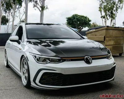 Seibon OEM-Style Carbon Fiber Hood Volkswagen Golf | Golf R 2022-2024 - HD22VWG8-OE