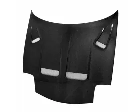 Seibon Carbon Fiber KS-Style Hood for Mazda RX-7 1993-2002, Lightweight, Durable Design