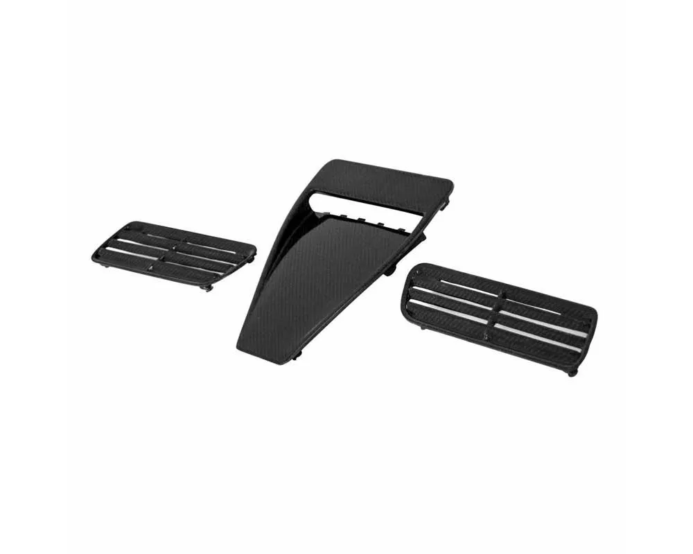 Seibon Carbon Fiber OEM Hood Scoop Mitsubishi Lancer EVO X 2008-2015 - HDS0809MITEVOX-OE
