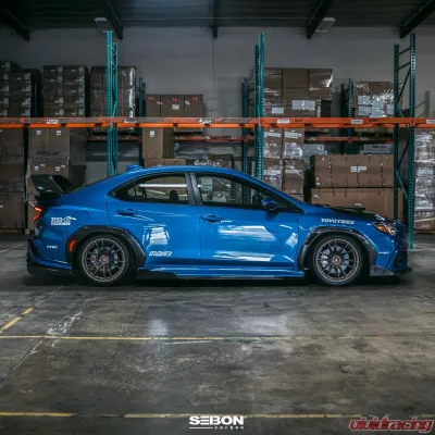 Seibon MB-Style Carbon Fiber Side Skirts Subaru WRX 2022-2025 - SS22SBIMP-MB