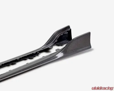 Seibon MB-Style Carbon Fiber Side Skirts Honda Civic Type-R Base 2023-2025 - SS23HDCVR-MB