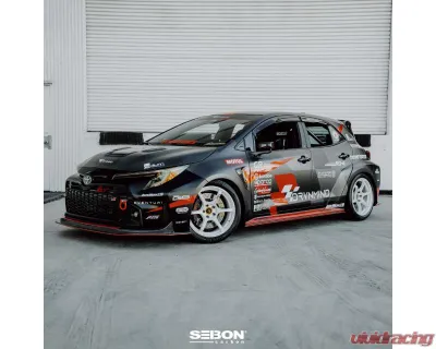 Seibon MB-Style Carbon Fiber Front Lip Spoiler Toyota GR Corolla 2023-2024 - FL23TYGRCOR-MB