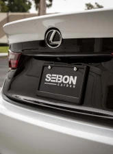 Seibon Carbon Fiber License Plate (2 Holes)                                     - CFLPF - Image 3