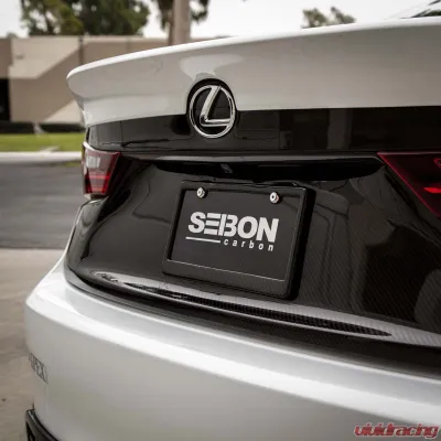 Seibon Carbon Fiber License Plate (2 Holes) - CFLPF