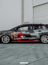 Seibon Carbon Fiber Rear Doors Toyota GR Corolla 2023-2025                                     - DD23TYGRCOR-R - Image 6