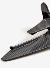 Seibon Carbon Fiber Front Bumper Canards Honda Civic Type-R Base 2023-2025                                     - FBC23HDCVR - Image 6