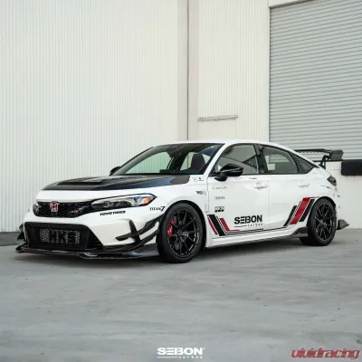 Seibon Carbon Fiber Front Bumper Canards Honda Civic Type-R Base 2023-2025 - FBC23HDCVR