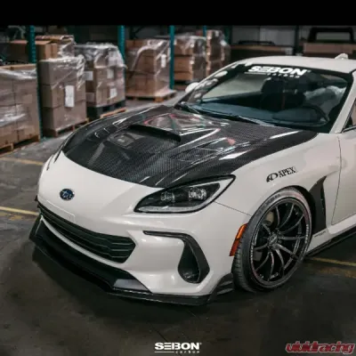 Seibon Carbon Fiber Front Bumper Ducts Subaru BRZ 2022-2025 - FBT22SBBRZ