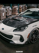 Seibon Carbon Fiber Front Bumper Ducts Subaru BRZ 2022-2025                                     - FBT22SBBRZ - Image 4