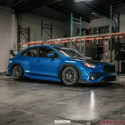 Seibon Carbon Fiber Front Bumper Trim Subaru WRX 2022-2025 - FBT22SBIMP