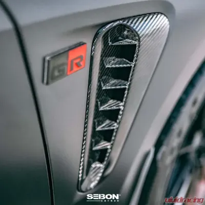 Seibon Dry Carbon Fiber Fender Vents Toyota GR Corolla 2023-2025 - FD23TYGRCOR