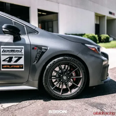 Seibon Dry Carbon Fiber Fender Vents Toyota GR Corolla 2023-2025 - FD23TYGRCOR