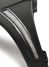 Seibon 10mm Wider Carbon Fiber Fenders Mitsubishi Lancer Evolution 2008-2015                                     - FF0809MITEVOX - Image 5