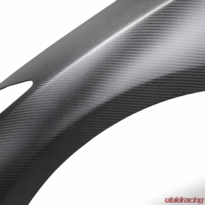 Seibon OEM-Style Dry Carbon Fiber Front Fenders Nissan GT-R 2009-2024 - FF0910NSGTR-OE-DRY