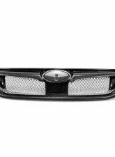 Seibon STI-Style Carbon Fiber Front Grille Subaru Impreza WRX 2011-2014                                     - FG0809SBIMP4D-STI - Image 2