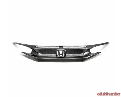 Seibon OEM-Style Carbon Fiber Front Grille Honda Civic 2016-2021 - FG16HDCV4D