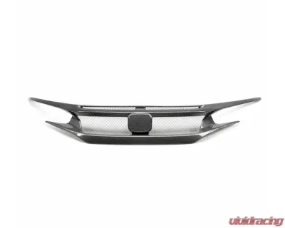 Seibon CV-Style Carbon Fiber Front Grille Honda Civic Type-R 2017-2021 - FG17HDCVR-CV
