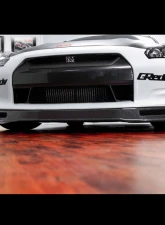 Seibon VS-Style Carbon Fiber Front Lip Spoiler Nissan GT-R 2009-2011                                     - FL0910NSGTR-VS - Image 5
