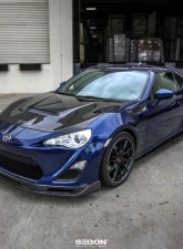 Seibon KC-Style Carbon Fiber Front Lip Spoiler Scion FRS 2013-2016                                     - FL1213SCNFRS-KC - Image 10
