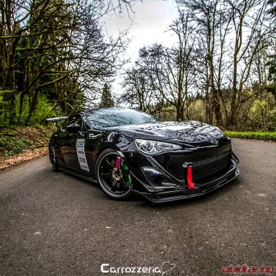 Seibon KC-Style Carbon Fiber Front Lip Spoiler Scion FRS 2013-2016 - FL1213SCNFRS-KC