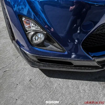 Seibon KC-Style Carbon Fiber Front Lip Spoiler Scion FRS 2013-2016 - FL1213SCNFRS-KC