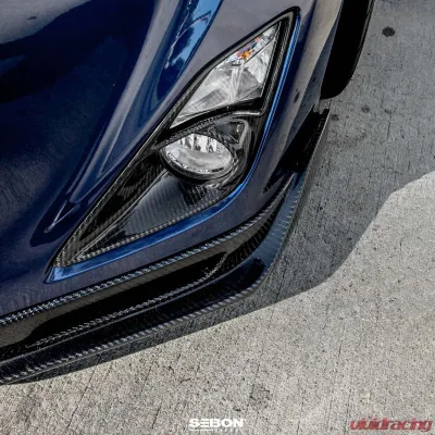 Seibon KC-Style Carbon Fiber Front Lip Spoiler Scion FRS 2013-2016 - FL1213SCNFRS-KC