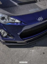 Seibon KC-Style Carbon Fiber Front Lip Spoiler Scion FRS 2013-2016                                     - FL1213SCNFRS-KC - Image 9