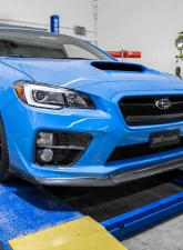 Seibon MB1-Style Carbon Fiber Front Lip Spoiler Subaru WRX 2015-2017                                     - FL15SBIMP-MB1 - Image 6