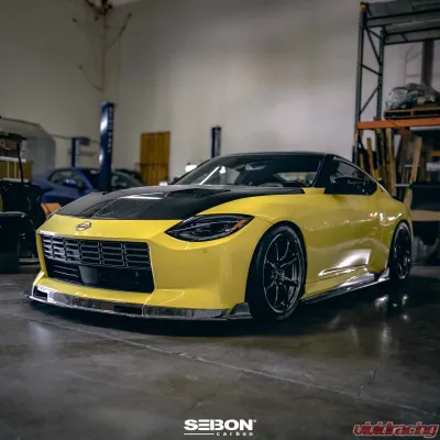 Seibon MB-Style Carbon Fiber Front Lip Spoiler Nissan Z 2023-2024 - FL22NSZ-MB