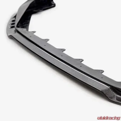 Seibon MB-Style Carbon Fiber Front Lip Spoiler Honda Civic Type-R Base 2023-2025 - FL23HDCVR-MB