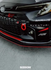 Seibon MB-Style Carbon Fiber Front Lip Spoiler Toyota GR Corolla 2023-2024                                     - FL23TYGRCOR-MB - Image 6