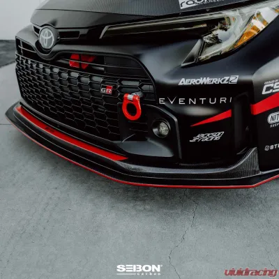 Seibon MB-Style Carbon Fiber Front Lip Spoiler Toyota GR Corolla 2023-2024 - FL23TYGRCOR-MB