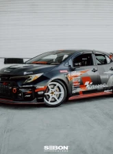 Seibon MB-Style Carbon Fiber Front Lip Spoiler Toyota GR Corolla 2023-2024                                     - FL23TYGRCOR-MB - Image 7