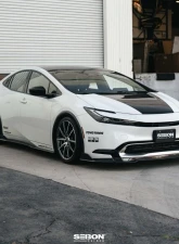 Seibon MB-Style Carbon Fiber Front Lip Spoiler Toyota Prius 2023-2025                                     - FL23TYPR-MB - Image 8
