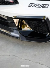 Seibon MB-Style Carbon Fiber Front Lip Spoiler Acura Integra Type S 2024-2025                                     - FL24ACINS-MB - Image 6