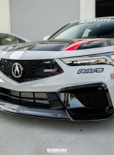 Seibon MB-Style Carbon Fiber Front Lip Spoiler Acura Integra Type S 2024-2025                                     - FL24ACINS-MB - Image 7