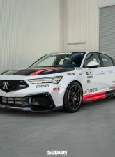 Seibon MB-Style Carbon Fiber Front Lip Spoiler Acura Integra Type S 2024-2025                                     - FL24ACINS-MB - Image 9