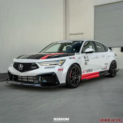 Seibon MB-Style Carbon Fiber Front Lip Spoiler Acura Integra Type S 2024-2025 - FL24ACINS-MB