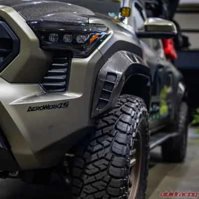 Seibon Carbon Fiber Front Fender Flares Toyota Tacoma 2024-2025 - FLR24TYTA-F