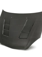 Seibon TS-Style Carbon Fiber Hood Acura RSX 2002-2006                                     - HD0205ACRSX-TS - Image 7