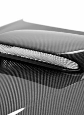 Seibon OEM-Style Carbon Fiber Hood Subaru Impreza 2006-2007                                     - HD0607SBIMP-OE - Image 3
