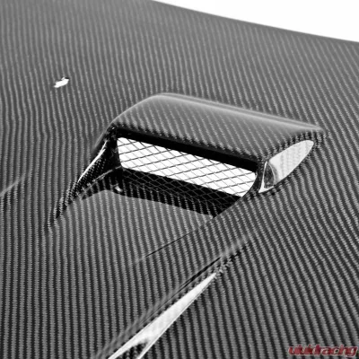 Seibon DV-Style Carbon Fiber Hood Mitsubishi Lancer Evolution | Ralliart 2008-2015 - HD0809MITEVOX-DV