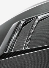 Seibon DV-Style Carbon Fiber Hood Mitsubishi Lancer Evolution | Ralliart 2008-2015                                     - HD0809MITEVOX-DV - Image 4