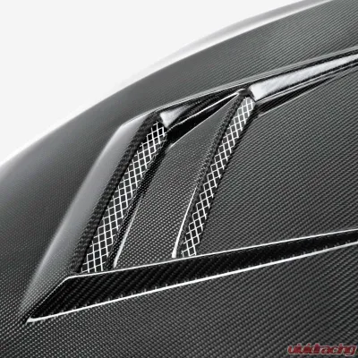 Seibon DV-Style Carbon Fiber Hood Mitsubishi Lancer Evolution | Ralliart 2008-2015 - HD0809MITEVOX-DV